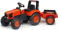 Falk Lábbal hajtós traktor 2060AB Kubota M6 utánfutóval
