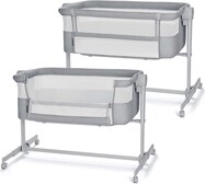 KINDERKRAFT Postieľka detská polohovateľná Nestee Up2 Full Light Grey