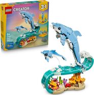 LEGO® Creator 3 în 1 31385 Creaturi marine: Delfini frumoși