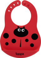 ZOPA Silikonový podbradník, Ladybird