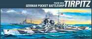 Model Kit loď 14219 - BATTLESHIP TIRPITZ (STATIC) (1:800)