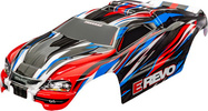 Traxxas Karosserie E-Revo 1:16 rot-blau