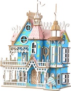 Woodcraft 3D-Holzpuzzle Märchenvilla
