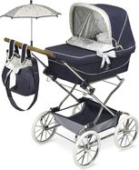 DeCuevas 82044 Carucior pliabil pentru papusi REBORN cu umbrela de soare si accesorii VINTAGE 2023