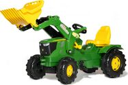 Rollytoys Šliapací traktor John Deere s predným nakladačom Farmtrac