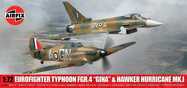 Classic Kit letadla A40002 - Eurofighter Typhoon FGR.4 (GINA) + Hawker Hurricane Mk.I (Twi