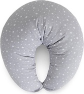 CEBA Vankúš na dojčenie HUGGY (150x60x37) Basic Grey Stars