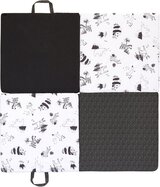 Tappetino da gioco pieghevole imbottito per bambini 3 in 1, Black&amp;White