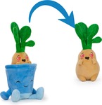 HUGGY POTS Rastlinka v modrom kvetináči plyšová hračka  27cm