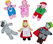 Bigjigs Toys Prstové maňušky rozprávkové postavičky