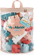 Ecoiffier Abrick Costruzioni per bambini in borsa 60 pezzi rosa