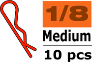 Sponka karosérie stredná 45° modrá (10)