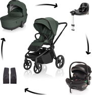 Kolica Move Cross 5X + autosjedalica XM Plus i-Size paket, Oak Green
