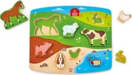Drevené 3D puzzle Farma HAPE