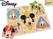Disney vkladačka drevená 30x22cm 24m + 6dielikov