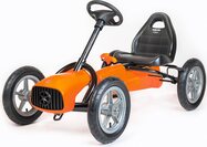 Detská šliapacia motokára Go-kart Baby Mix Buggy oranžová