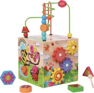 2Kids Toys Cubo motorico con labirinto Animali allegri