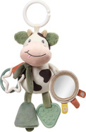 BABYONO Viseća igračka s grizalom Cow Bingo 0m+