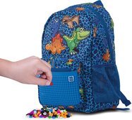 PIXIE CREW Kinder Rucksack Dino blau