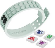 PIXIE CREW Space Invaders Kreatívny tematický náramok SVIETIACI V TME