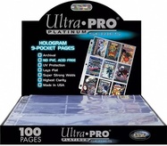 UltraPRO: Platinum-Seitenhüllen für 9 Karten – 100 Stück/Packung