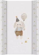CEBA Podložka prebaľovacia 2-hranná s pevnou doskou (50x70) Ultra Light Birthday Bunny