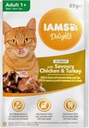 Kapsička IAMS kura a morčacie v omáčke 85g
