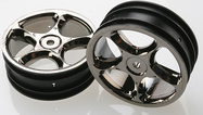 Traxxas disk 2.2" Tracer čierny chróm (2) (predné)