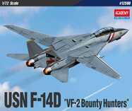 Model Kit letadlo 12590 - USN F-14D “VF-2 Bounty Hunters” (1:72)