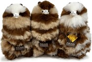 INKARI Plyšová hračka Alpaca Medium limited edition Brown Zebra 32cm
