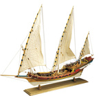 AMATI Sciabecco pirátska loď 1753 1:60 kit