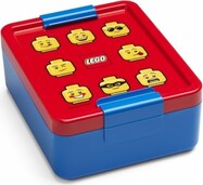 LEGO® ICONIC Classic box na desiatu - červená / modrá