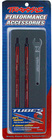 Traxxas spojovačka 124mm hliníková červená (2)
