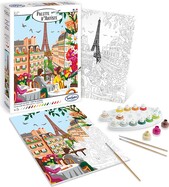 SENTOSPHERE PALETTE D'ARTISTE Maľovanie podľa čísel Paríž