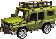 2Kids Toys 3D drevená skladačka Terénne auto