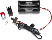 Boîtier de batterie Traxxas 4AA avec interrupteur