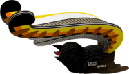 EUGY Lyrurus 3D puzzle di cartone