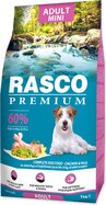 Krmivo Rasco Premium Adult Mini kura s ryžou 1kg