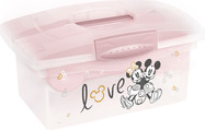 Cestovný box s priehradkou na hračky, lieky, kozmetiku "Minnie", Severská ružová