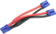 Kábel Y paralelný EC5 pozlátený 14AWG 12cm