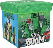 Cozy Noxxiez SB604 Minecraft - scatola di stoccaggio e sgabello