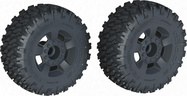 Arrma kolo s pneu dBoots Ragnarok MT, disk černý (2)