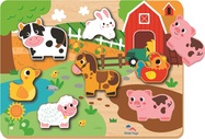 2Kids Toys Vkládacie puzzle Farma