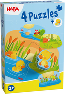 Haba Puzzle pre najmensich Mláďatká zvierat 4 ks