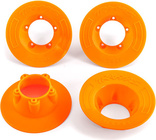 Traxxas pokrievka disku oranžová (4) (pre #9572)