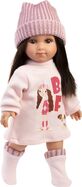 Llorens 53561 SARA - muñeca realista con cuerpo de tela suave