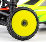 Pro-Line kolo 1:24 kobercové, přední Wedge, zadní Prism, disk žlutý Hex 7mm (4): Losi Micr