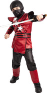 SUPER RED NINJA costume per bambini taglia (122-128 cm)