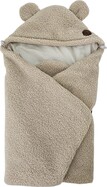 EKO Fußsack für Autositz buclé mit Baumwolle Light Beige 110x100cm