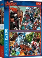 Trefl Puzzle Marvel 2 x 200 dielikov Obrancovia sveta